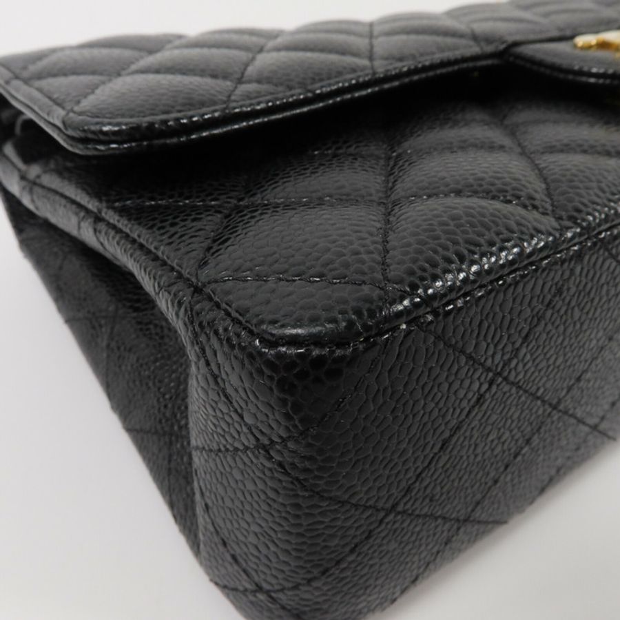 CHANEL 牛皮皮革Classic 25鏈帶肩背袋-10