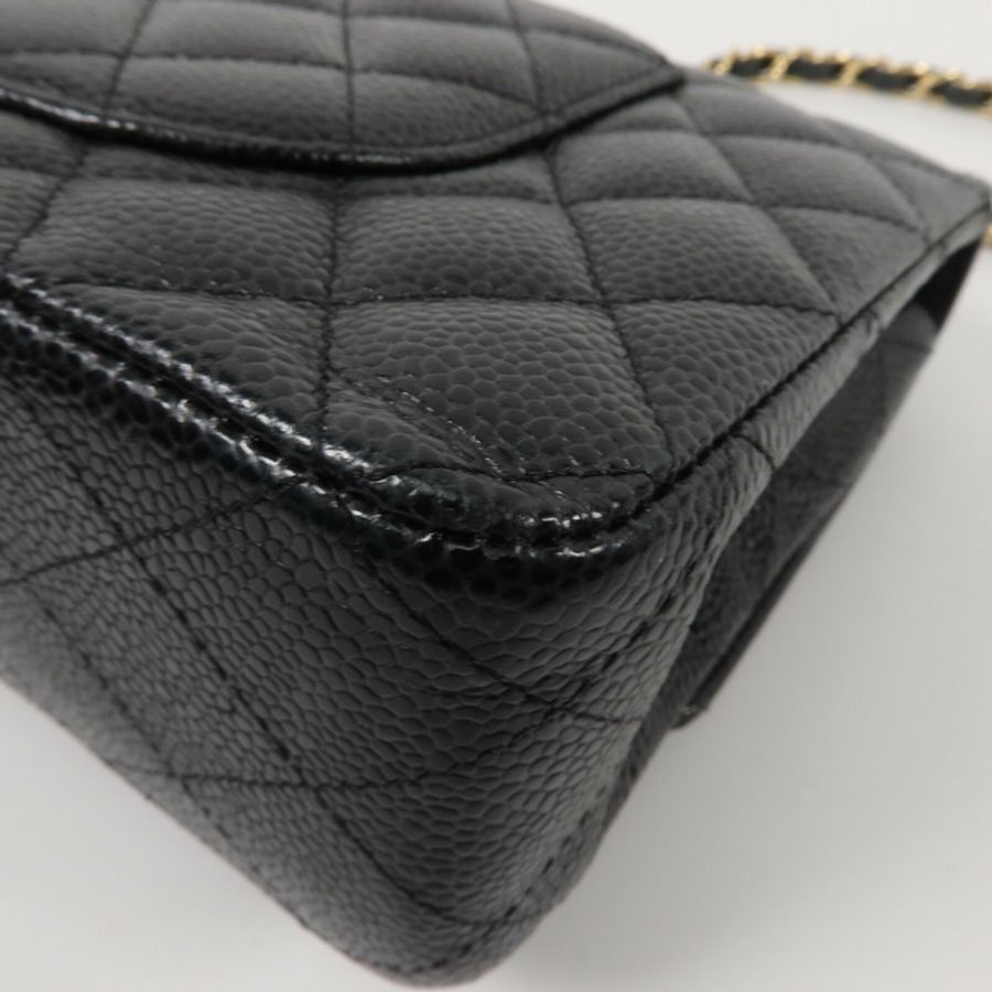CHANEL 牛皮皮革Classic 25鏈帶肩背袋-13