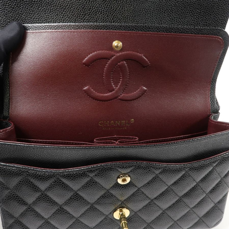 CHANEL 牛皮皮革Classic 25鏈帶肩背袋-14
