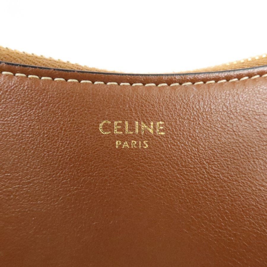 CELINE 牛皮皮革Triomphe Ava Medium肩背袋-5