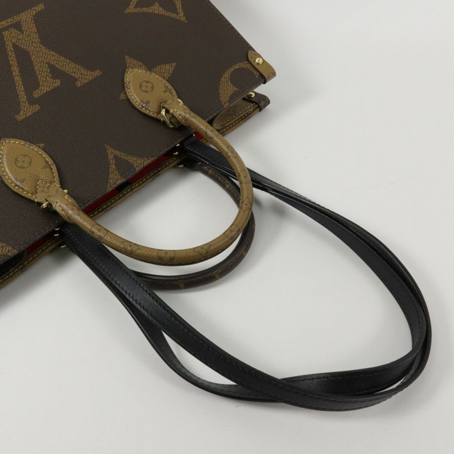LOUIS VUITTON Monogram Giant On The Go MM手挽肩背兩用袋-6