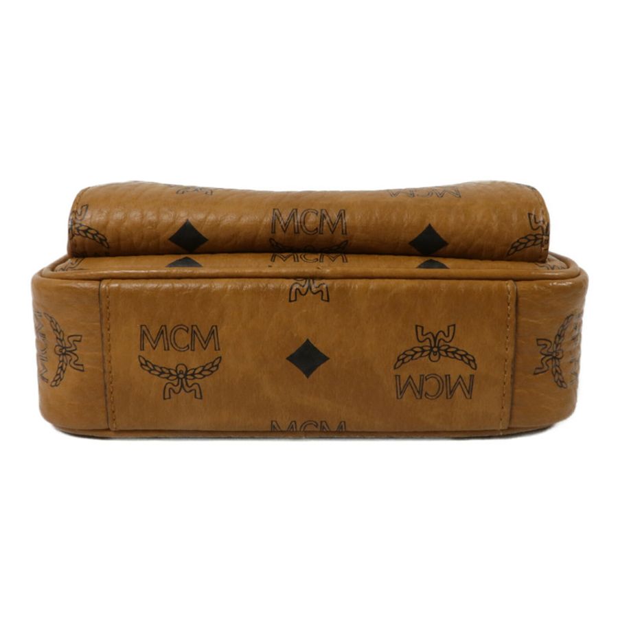 MCM 塗層皮革Visetos Aren Crossbody X-Mini肩背袋-3
