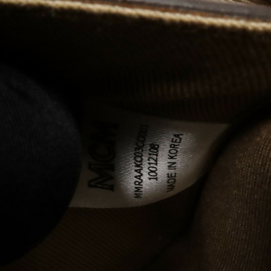 MCM 塗層皮革Visetos Aren Crossbody X-Mini肩背袋-6