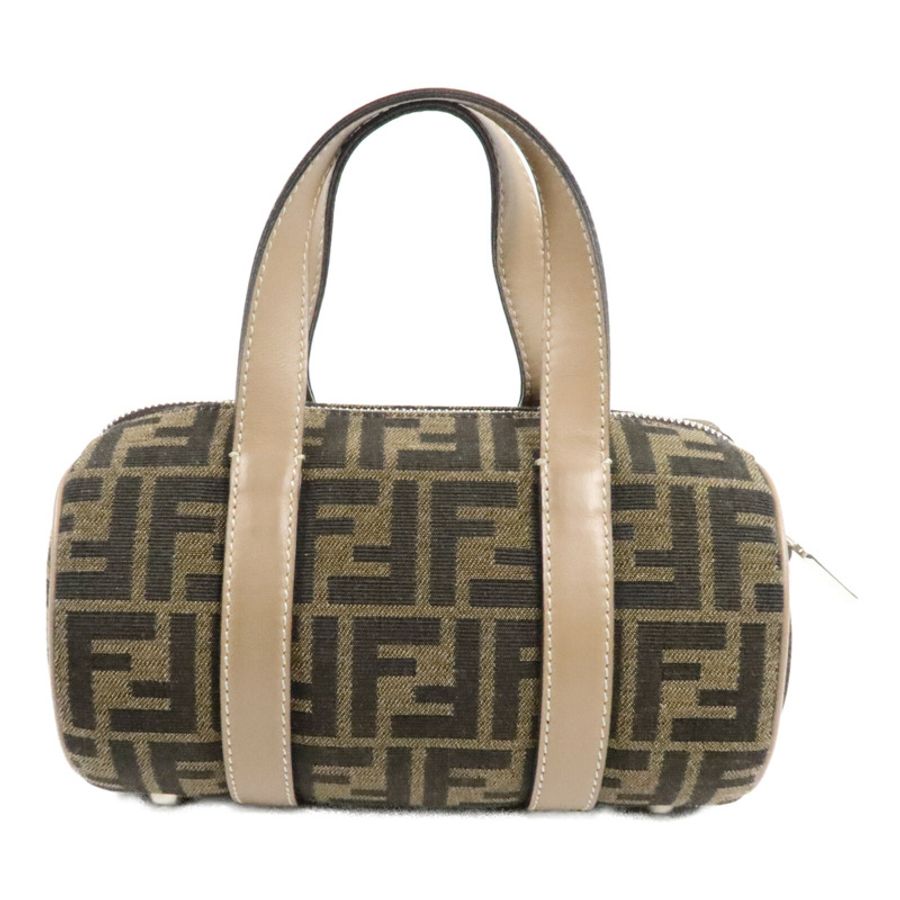 FENDI 帆布Zucca Small Boston手挽肩背兩用袋-1