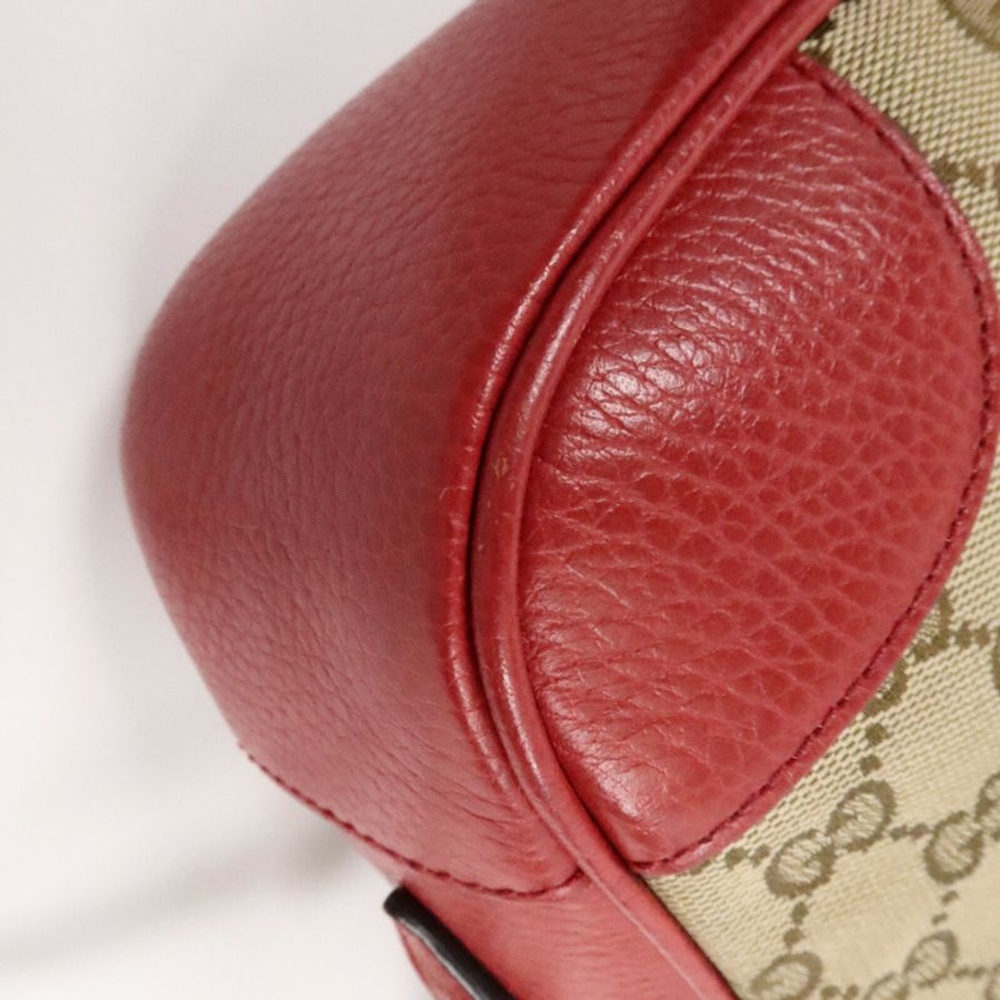 GUCCI 帆布Bree Messenger肩背袋-11