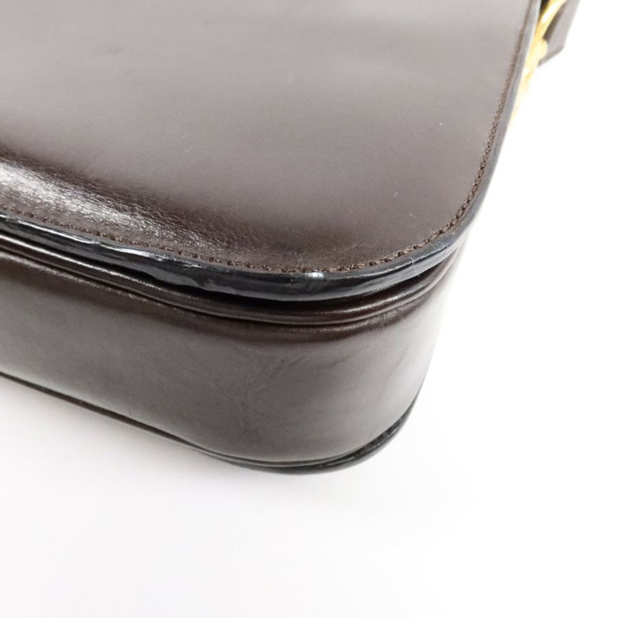 CELINE 牛皮皮革Vintage Shoulder Bag肩背袋-13