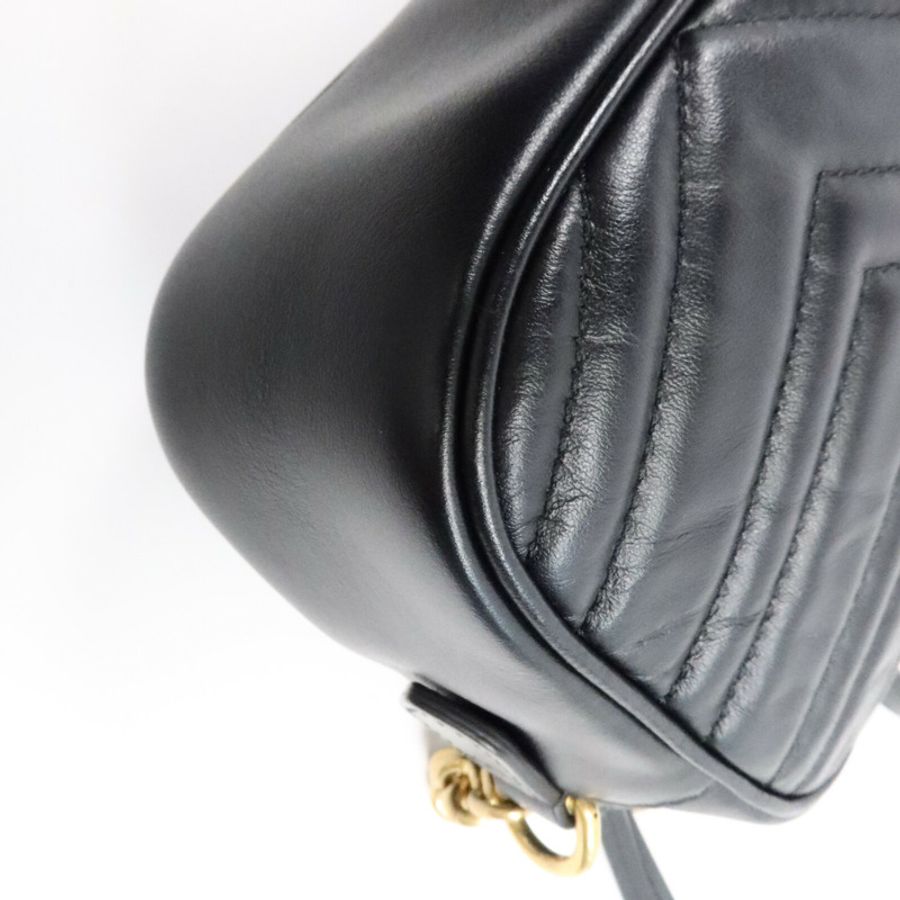 GUCCI 牛皮皮革GG Marmont肩背袋-10