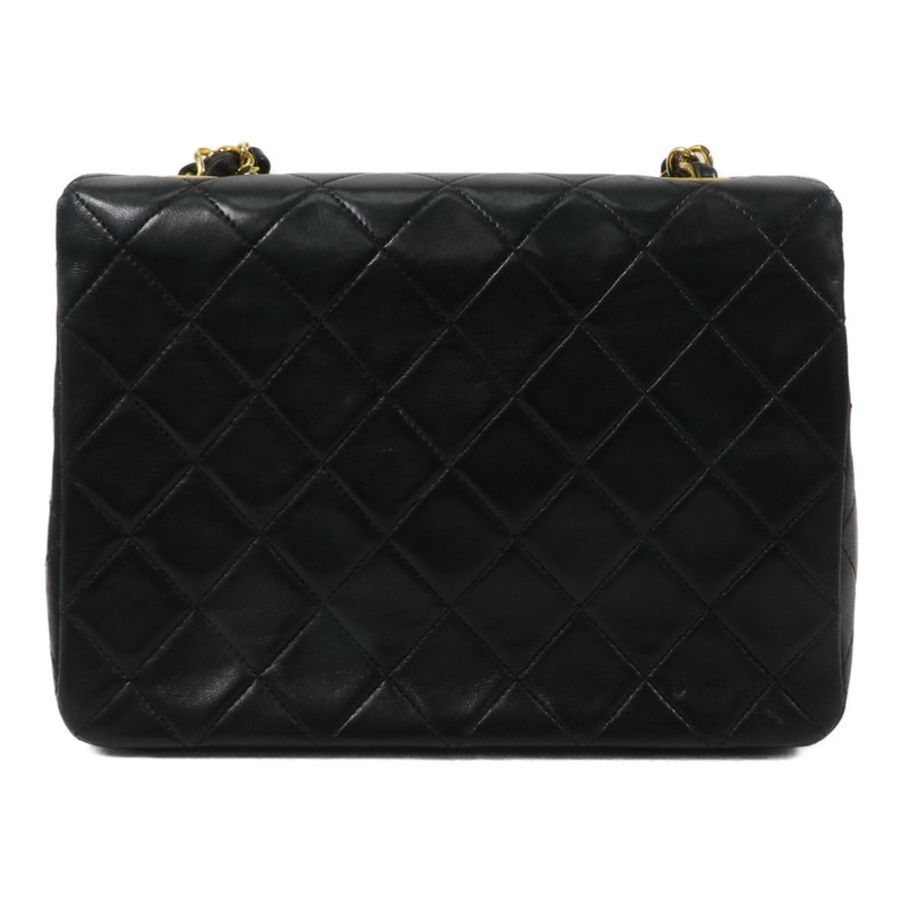 CHANEL 羊皮皮革Vintage Flap Bag鏈帶肩背袋-2