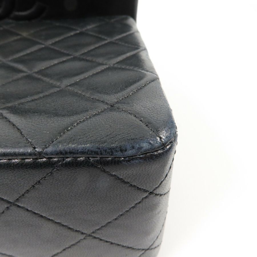 CHANEL 羊皮皮革Vintage Flap Bag鏈帶肩背袋-15