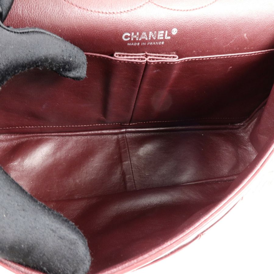 CHANEL 牛皮皮革Chanel 2.55 Large鏈帶肩背袋-4