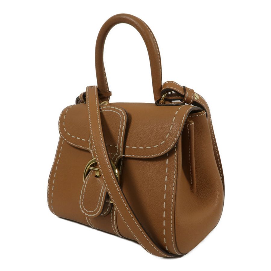 Delvaux 牛皮皮革Brillant Mini手挽肩背兩用袋-1