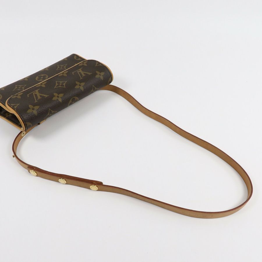 LOUIS VUITTON Monogram Pochette Florentine腰包-8