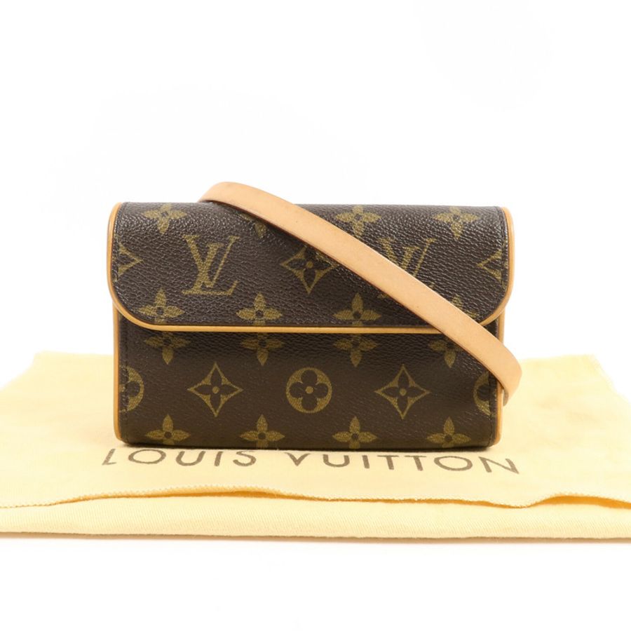 LOUIS VUITTON Monogram Pochette Florentine腰包-9