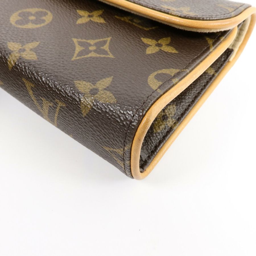 LOUIS VUITTON Monogram Pochette Florentine腰包-10