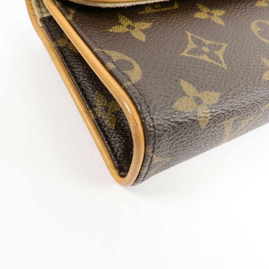 LOUIS VUITTON Monogram Pochette Florentine腰包-11