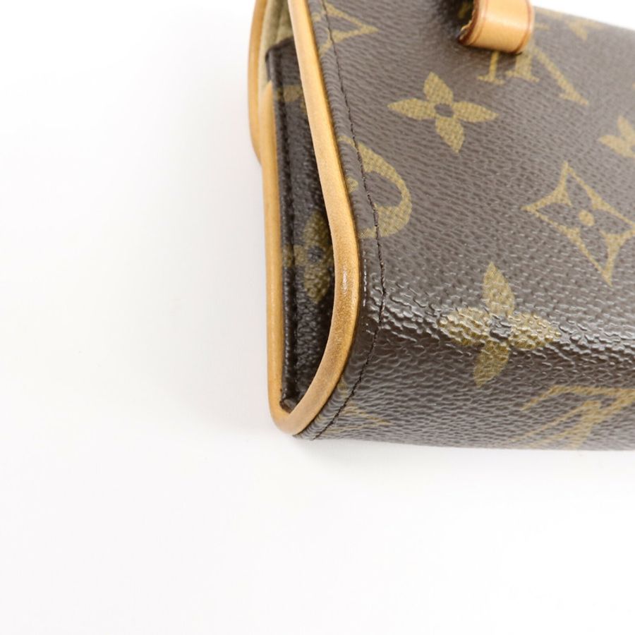 LOUIS VUITTON Monogram Pochette Florentine腰包-13