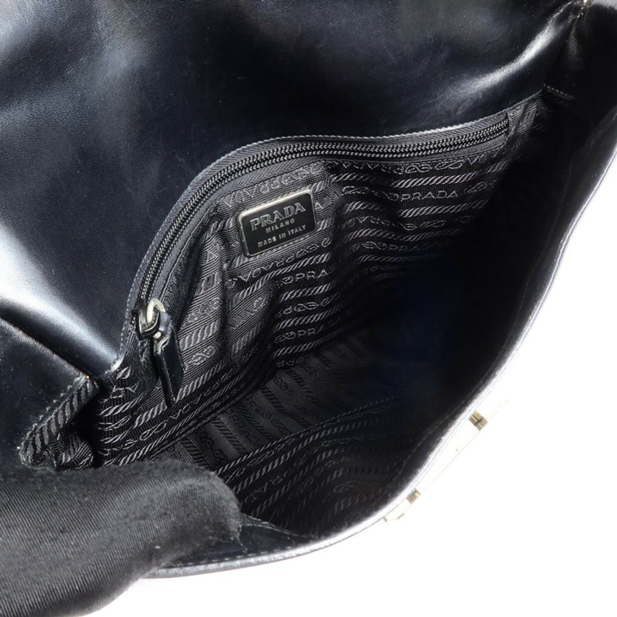 PRADA 牛皮皮革Shoulder Bag肩背袋-4
