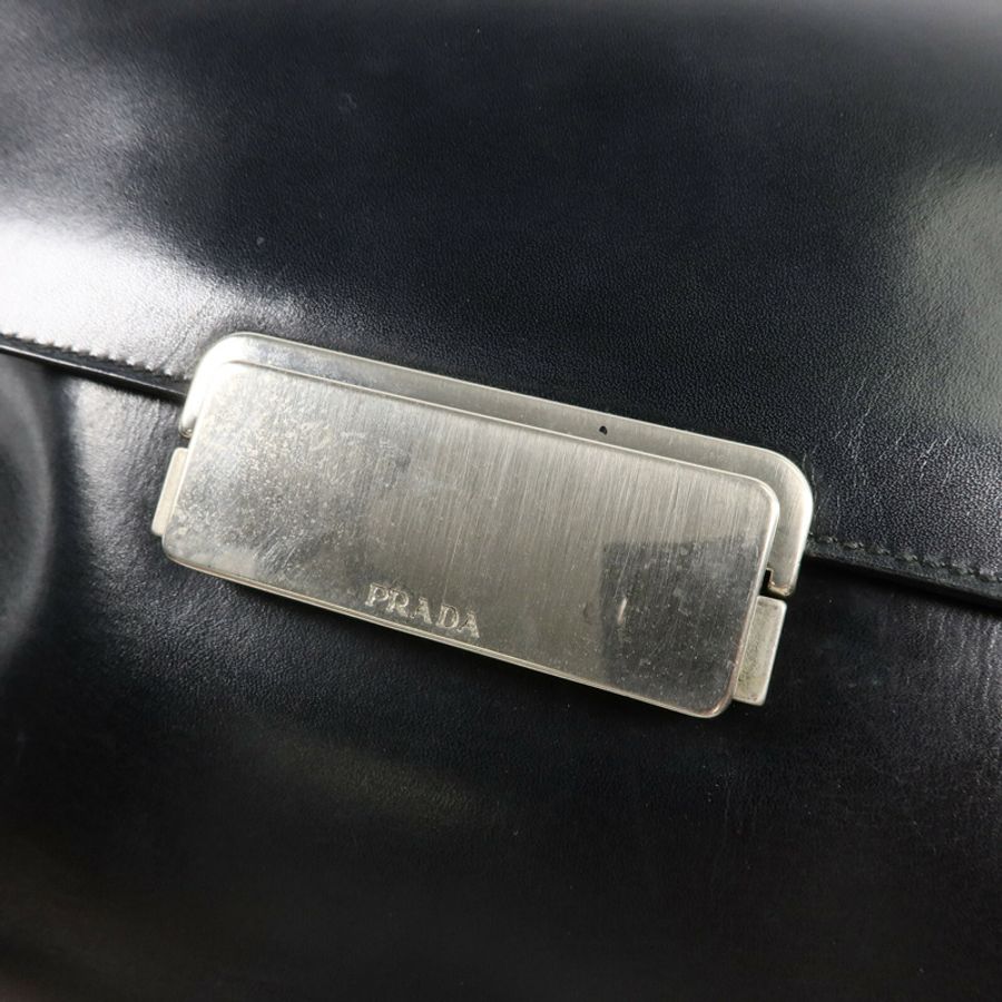 PRADA 牛皮皮革Shoulder Bag肩背袋-6
