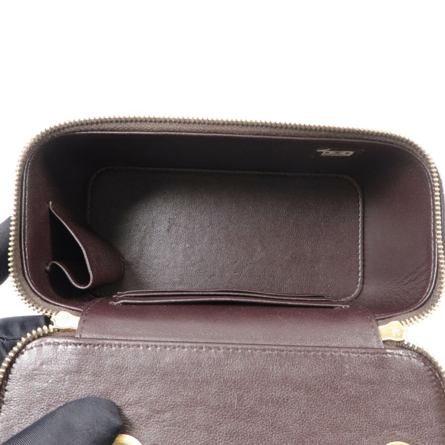 CHANEL 羊皮皮革Vanity Case鏈帶肩背袋-4