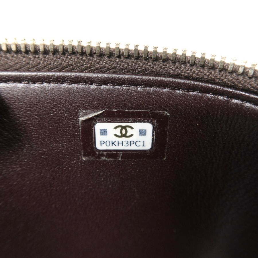 CHANEL 羊皮皮革Vanity Case鏈帶肩背袋-6