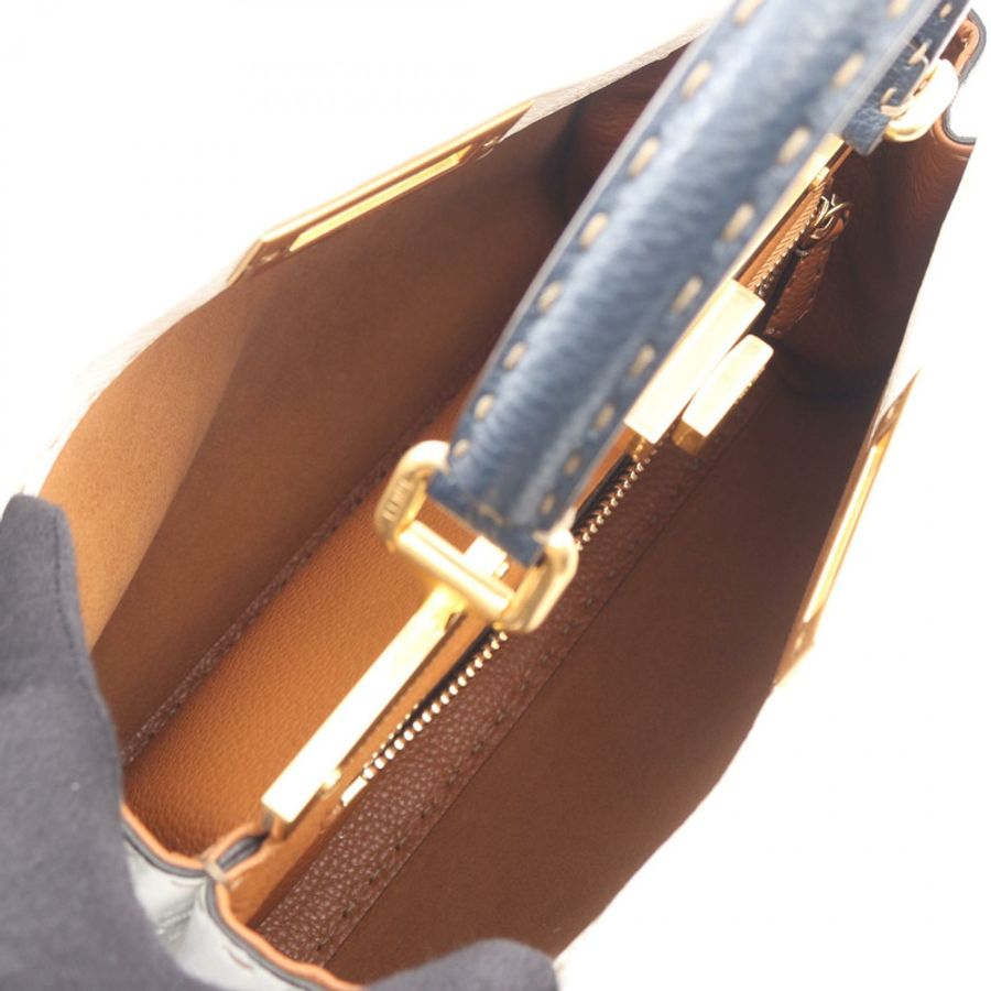 FENDI Peekaboo Regular Selleria 斜背包單肩包 8BN290 皮革 二手-2