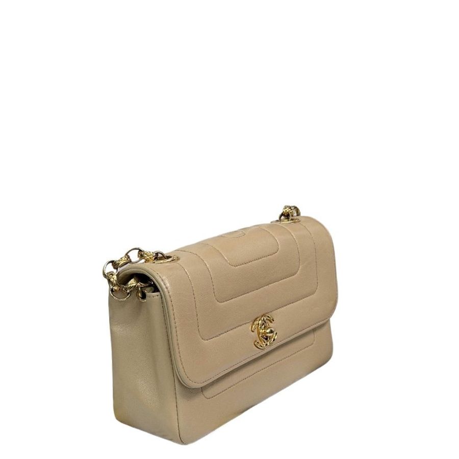 Chanel香奈兒雕花雙C扣燈籠鏈條包-7