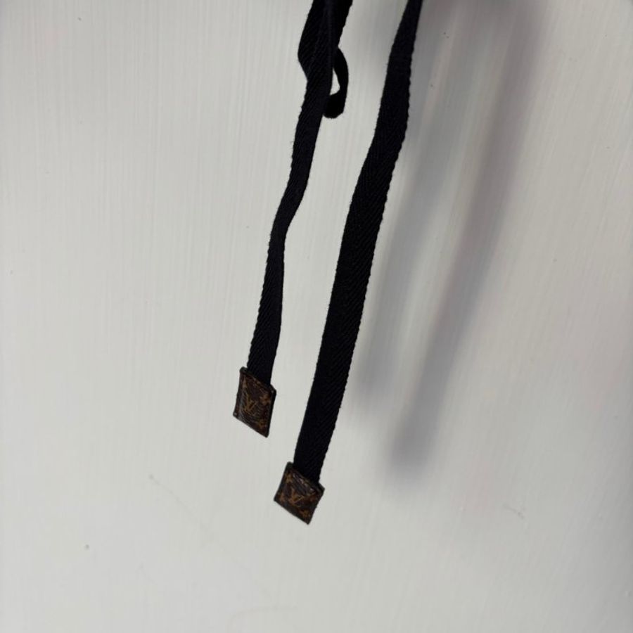 34號 ::LOIUS VUITTON:: LV 藍白 Monogram 緹花連帽拉鍊外套 抽繩下擺-5
