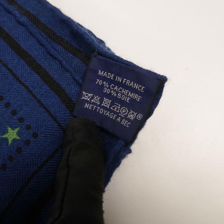 HERMES 羊絨/絲質Scarf 140x140絲巾-8
