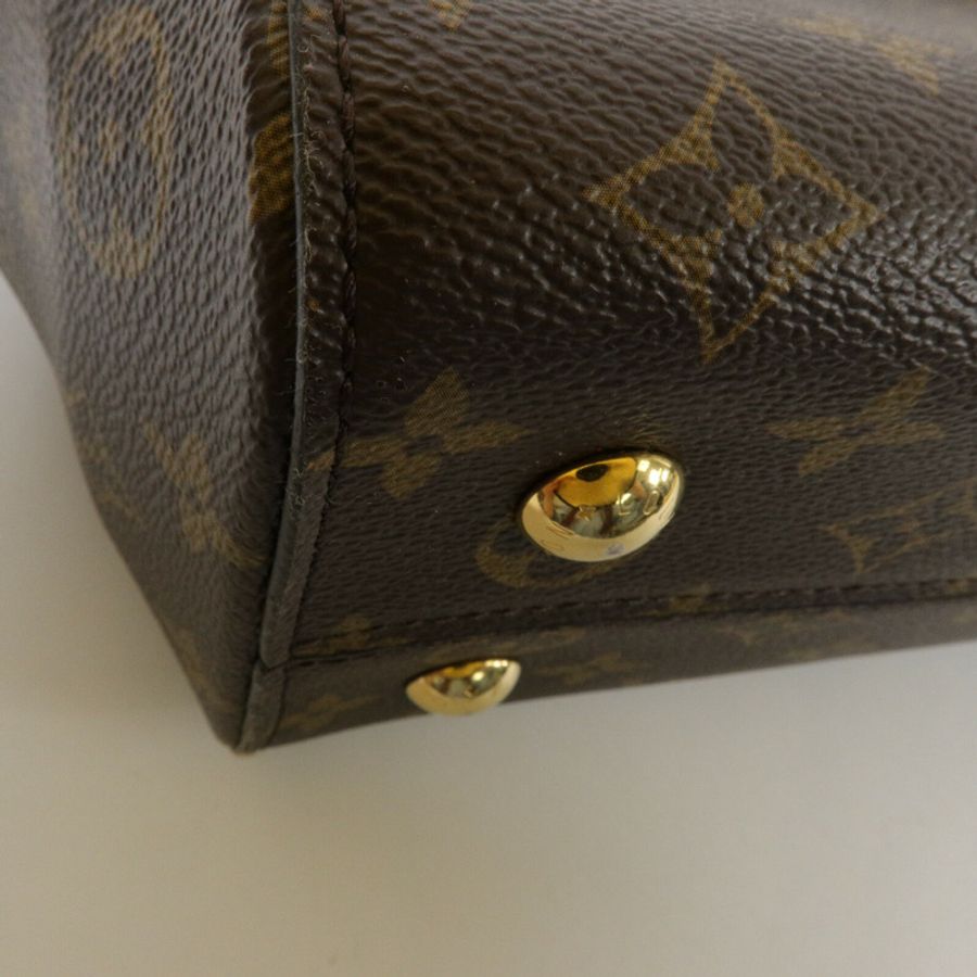 LOUIS VUITTON Monogram Cluny MM手挽肩背兩用袋-10