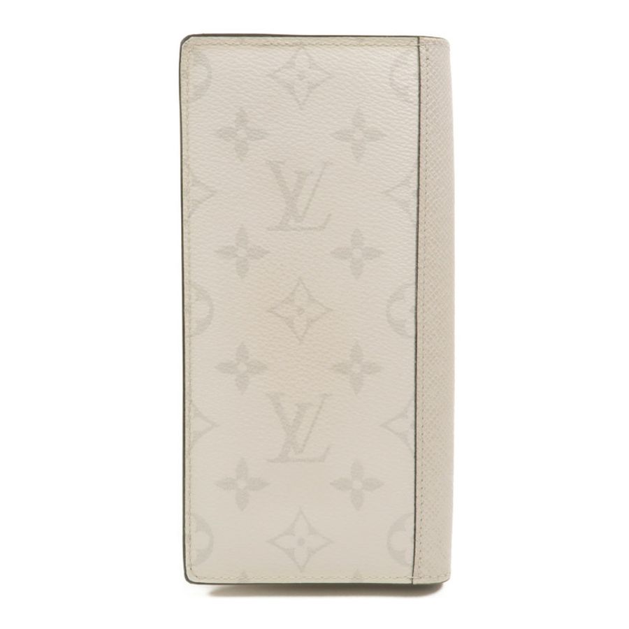 LOUIS VUITTON Monogram/Taiga Brazza長錢包-1