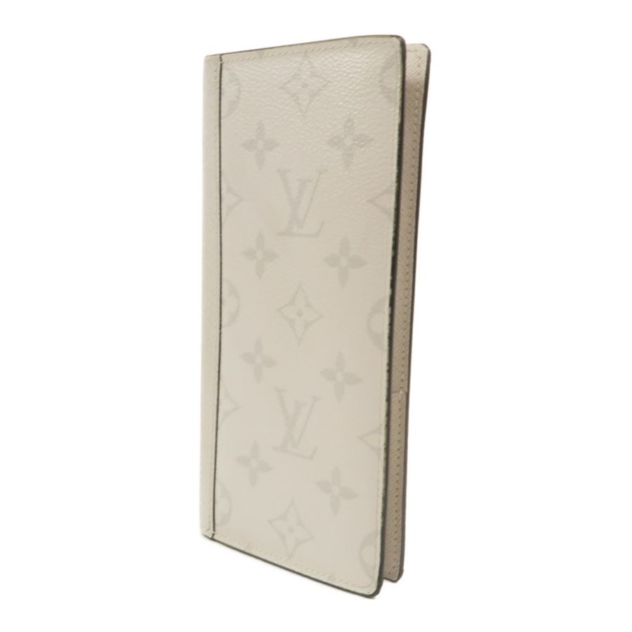 LOUIS VUITTON Monogram/Taiga Brazza長錢包-2