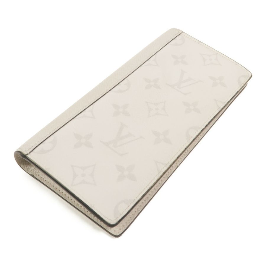LOUIS VUITTON Monogram/Taiga Brazza長錢包-4