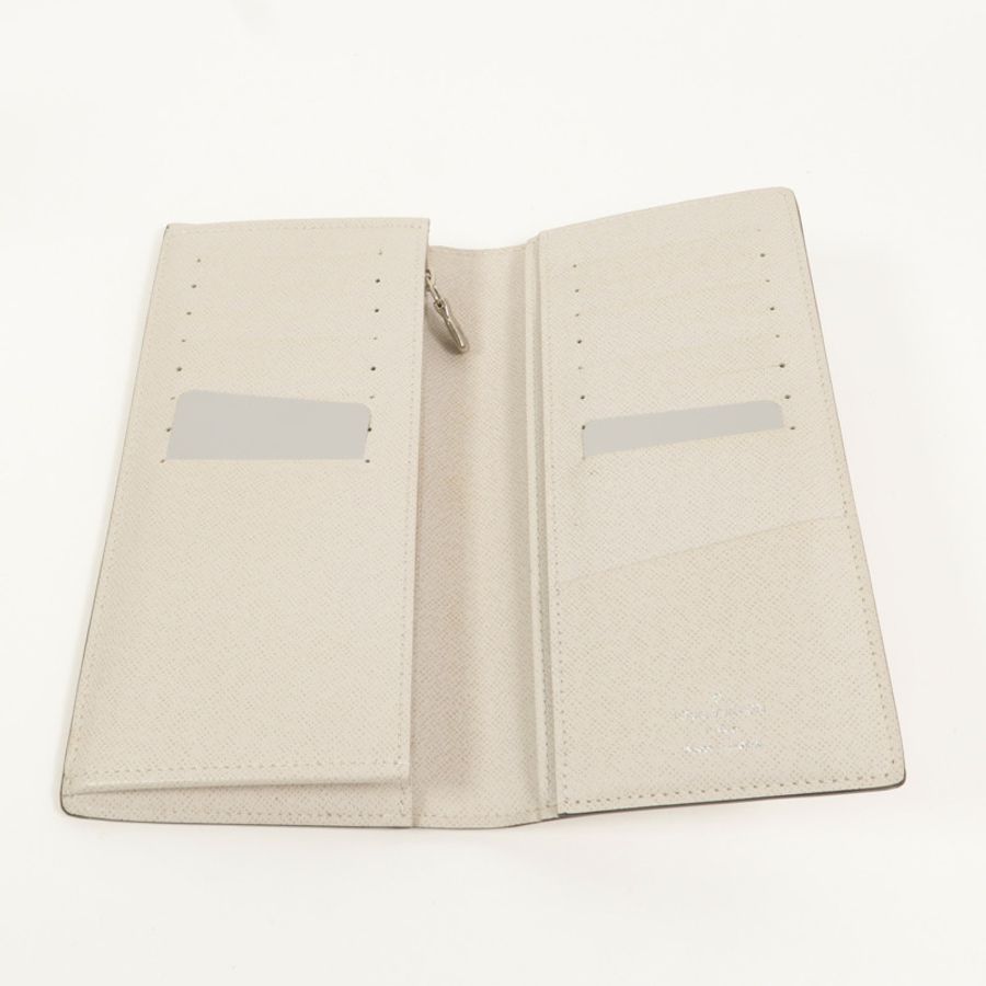 LOUIS VUITTON Monogram/Taiga Brazza長錢包-6