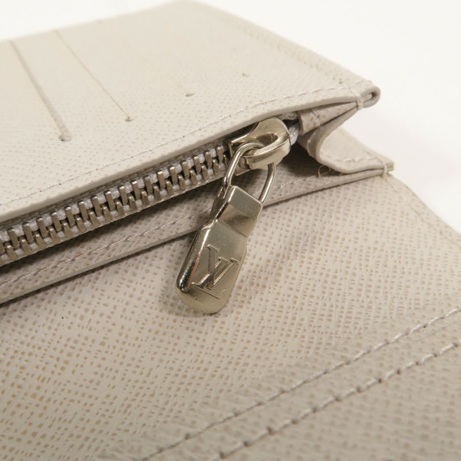 LOUIS VUITTON Monogram/Taiga Brazza長錢包-7