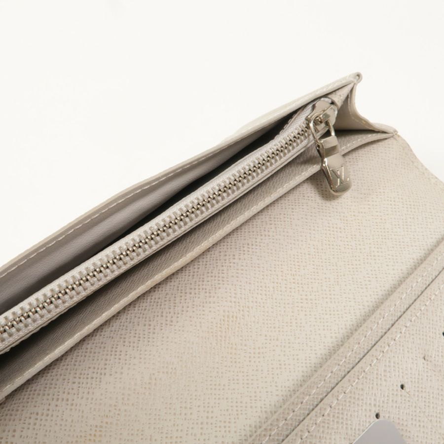 LOUIS VUITTON Monogram/Taiga Brazza長錢包-8