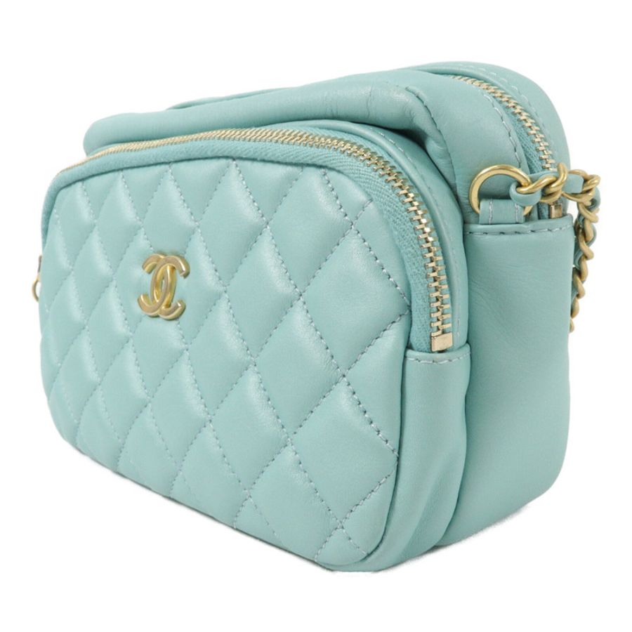 CHANEL 牛皮皮革Camera Bag鏈帶肩背袋-2