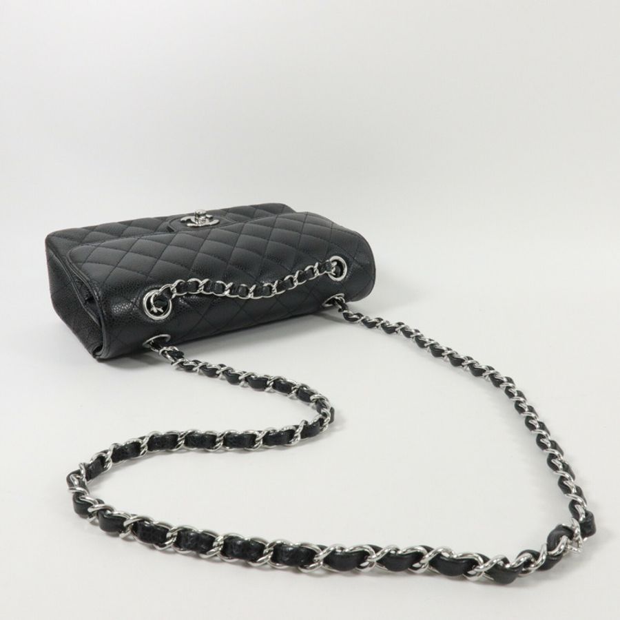 CHANEL 牛皮皮革Classic 23鏈帶肩背袋-9