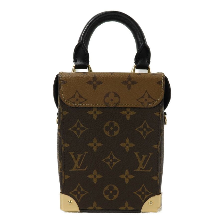 LOUIS VUITTON Monogram/Monogram Reverse Camera Box鏈帶手挽肩背兩用袋-1