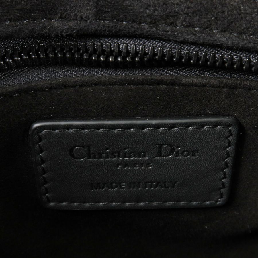 Dior 牛皮皮革Lady Dior Medium手挽肩背兩用袋-5