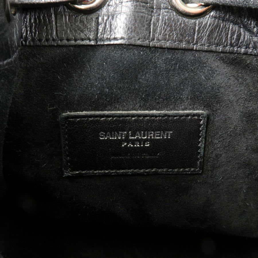 SAINT LAURENT 牛皮皮革Emmanuelle Small Bucket手挽肩背兩用袋-6