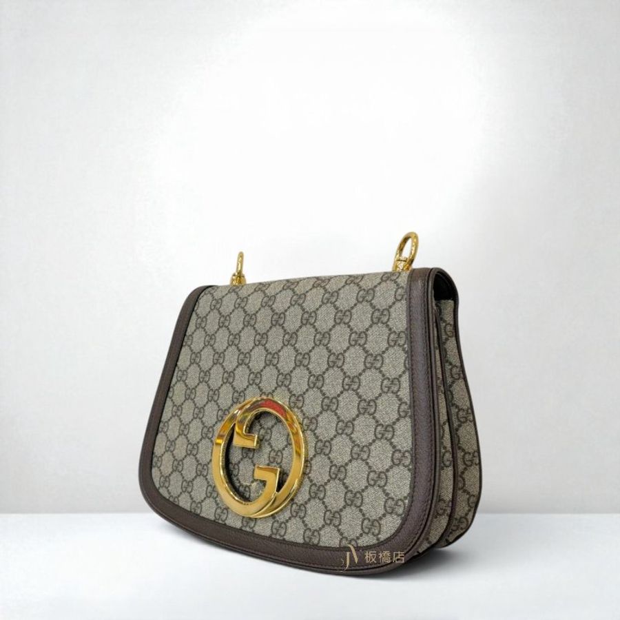 JS1541-GUCCI 鳥木色下蓋GG Blondie中型側背包699210-2