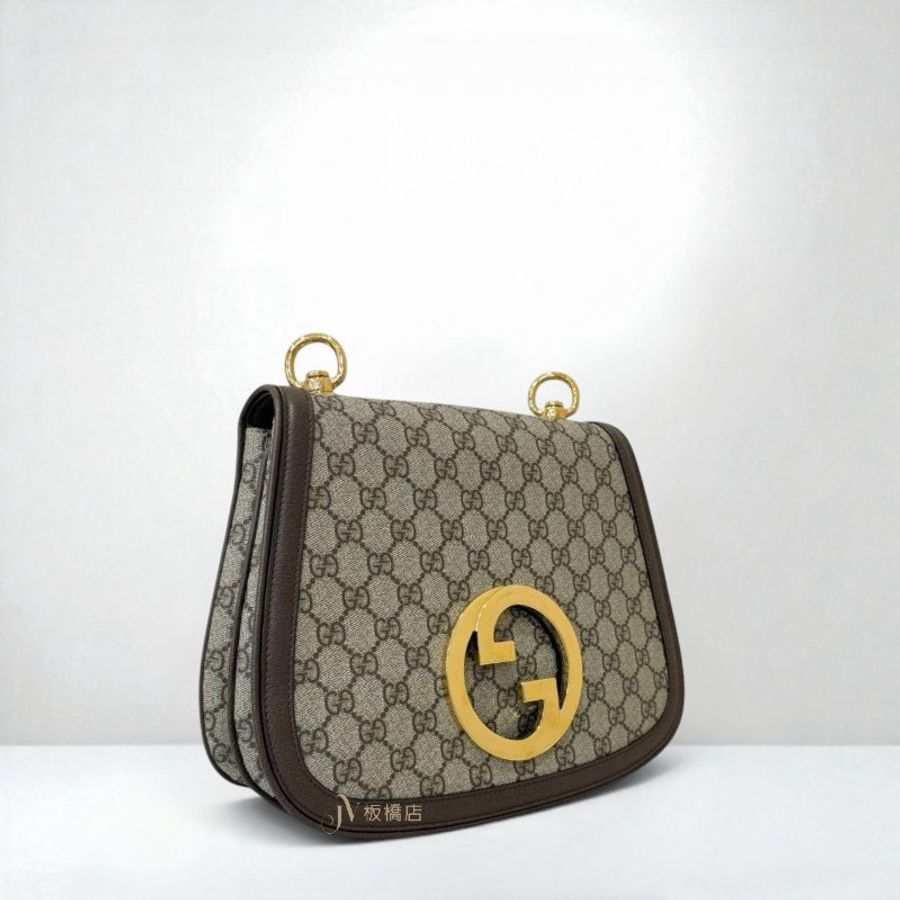 JS1541-GUCCI 鳥木色下蓋GG Blondie中型側背包699210-3
