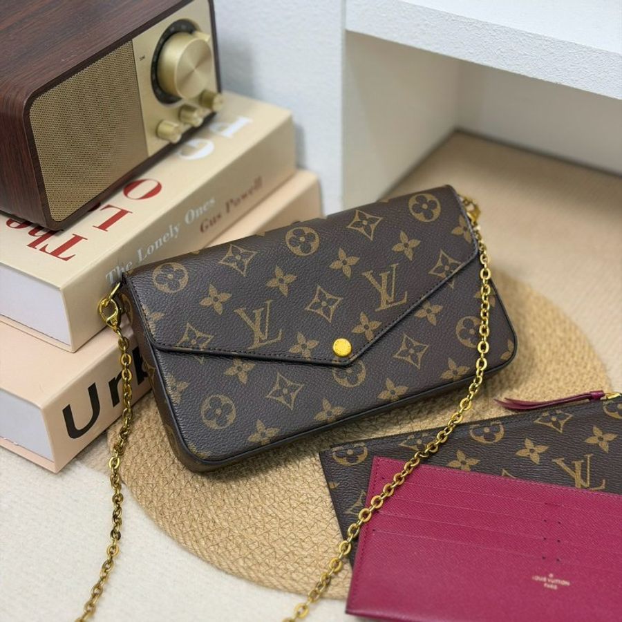 🏷LV 路易威登.Félicie Pochette 三合一 woc M81896-0
