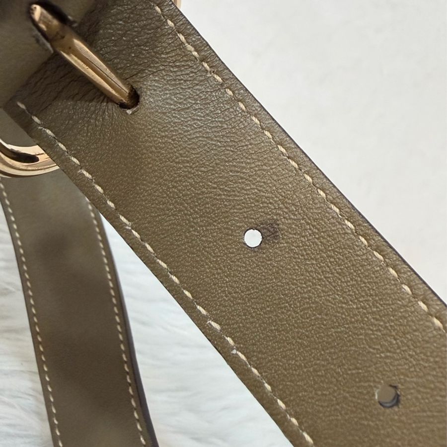 Ferragamo 防潑水帆布橄欖綠牛皮手提斜背包 肩背包 側背包 醫生包 兩用包-56