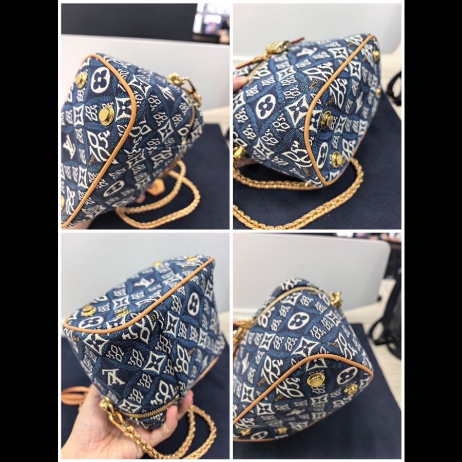 lv 路易威登 化粧盒斜挎包 丹寧-4