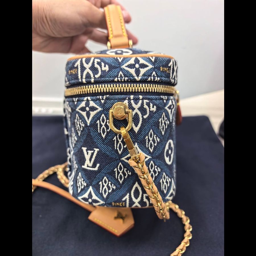 lv 路易威登 化粧盒斜挎包 丹寧-6