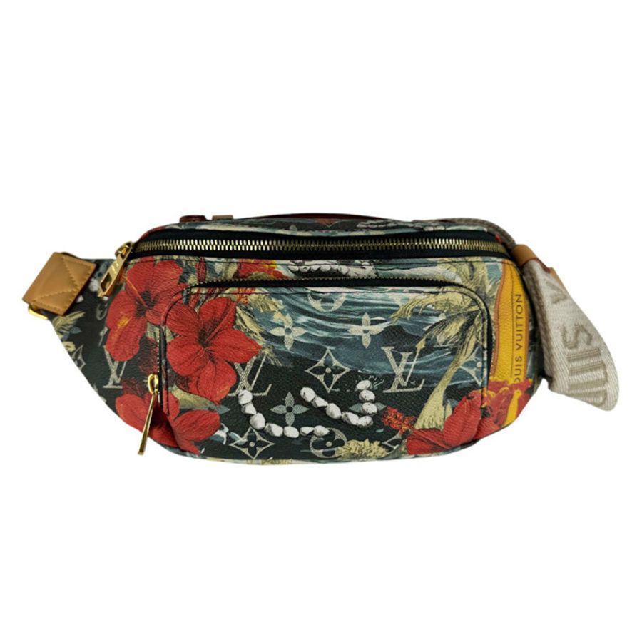 路易威登 LOUIS VUITTON Monogram Surfing Rush 腰包,塗層帆布,多色,男士 M24992 z10530-0