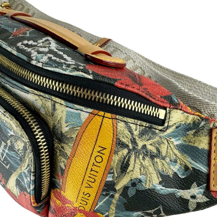路易威登 LOUIS VUITTON Monogram Surfing Rush 腰包,塗層帆布,多色,男士 M24992 z10530-5