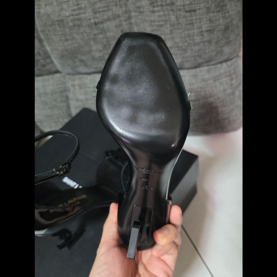 [近新] Saint Laurent YSL Opyum 經典Logo 高跟鞋 36.5-6