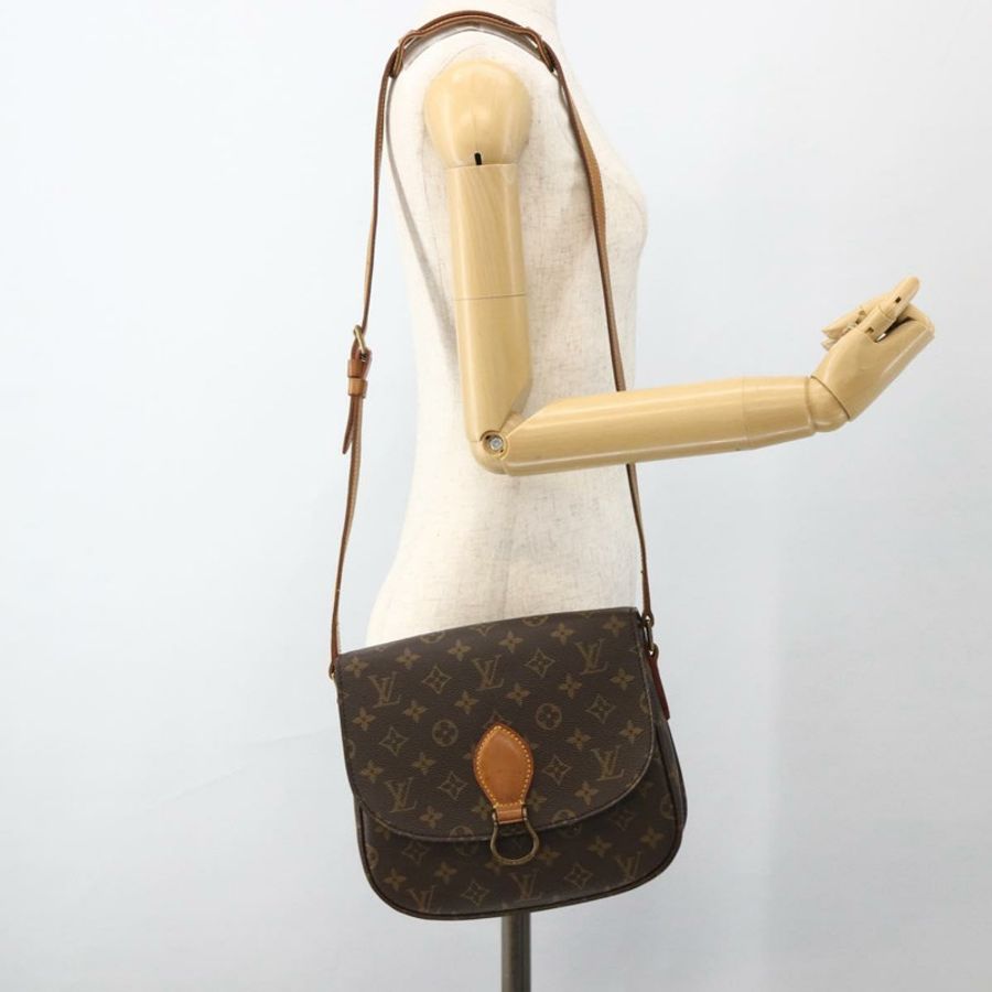 【日本直送】路易威登 Monogram Saint Cloud GM 肩背包 M51242 LV Auth BAZ002A-25